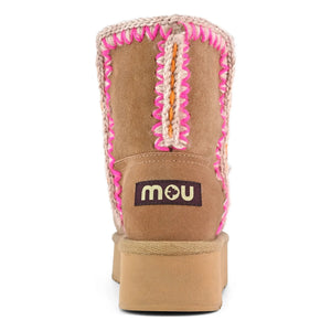 Mou - Botas Compensadas Norfolk Suecia | Rosa
