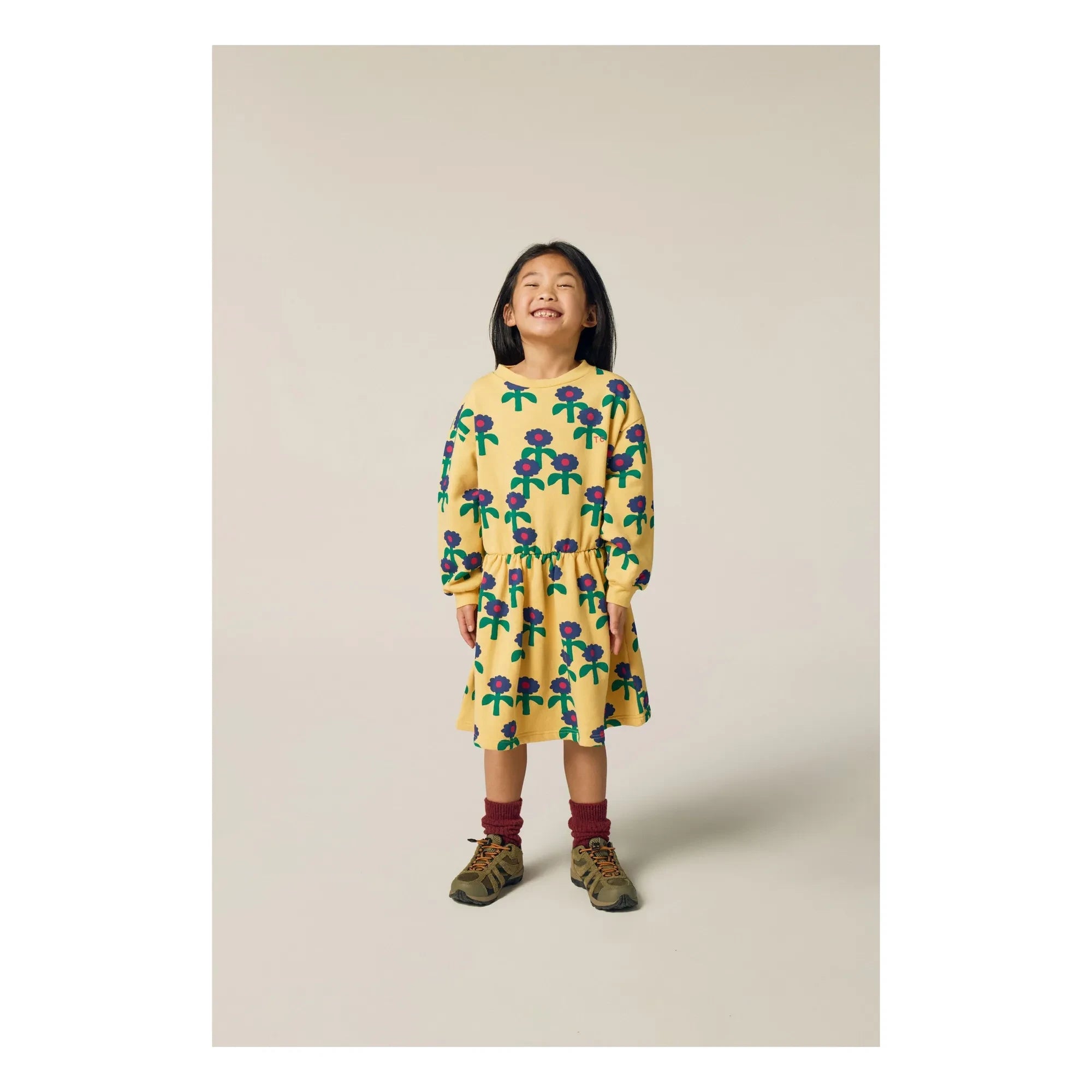 The Campamento - Vestido de flores | Amarillo