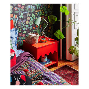Oeuf NYC - Mesita de noche Moss | Rojo