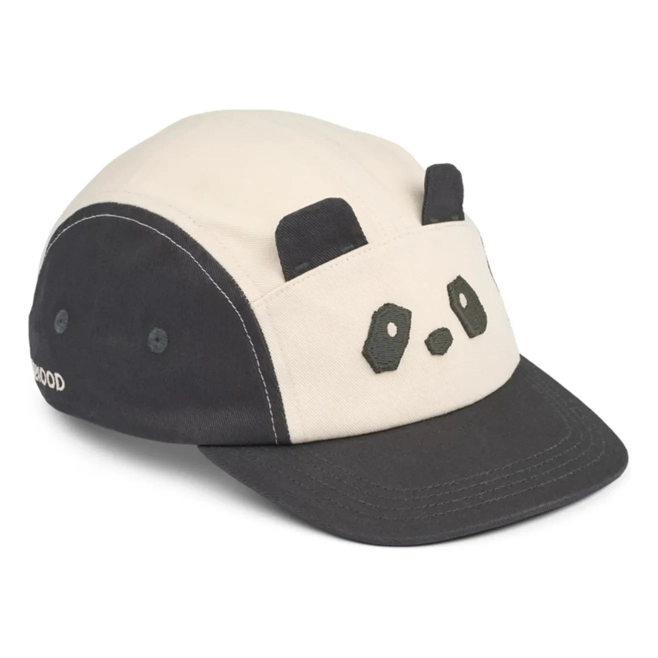 Liewood - Gorro Rory Panda de algodón orgánico | Beige