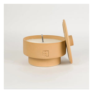 Mon Dada - Vela de exterior con tapa, aroma neutro June Ibiza Two | Terracota