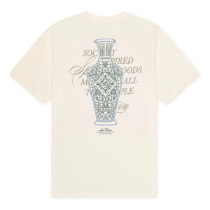 Les Deux - Camiseta Ben Faience de algodón orgánico | Crema