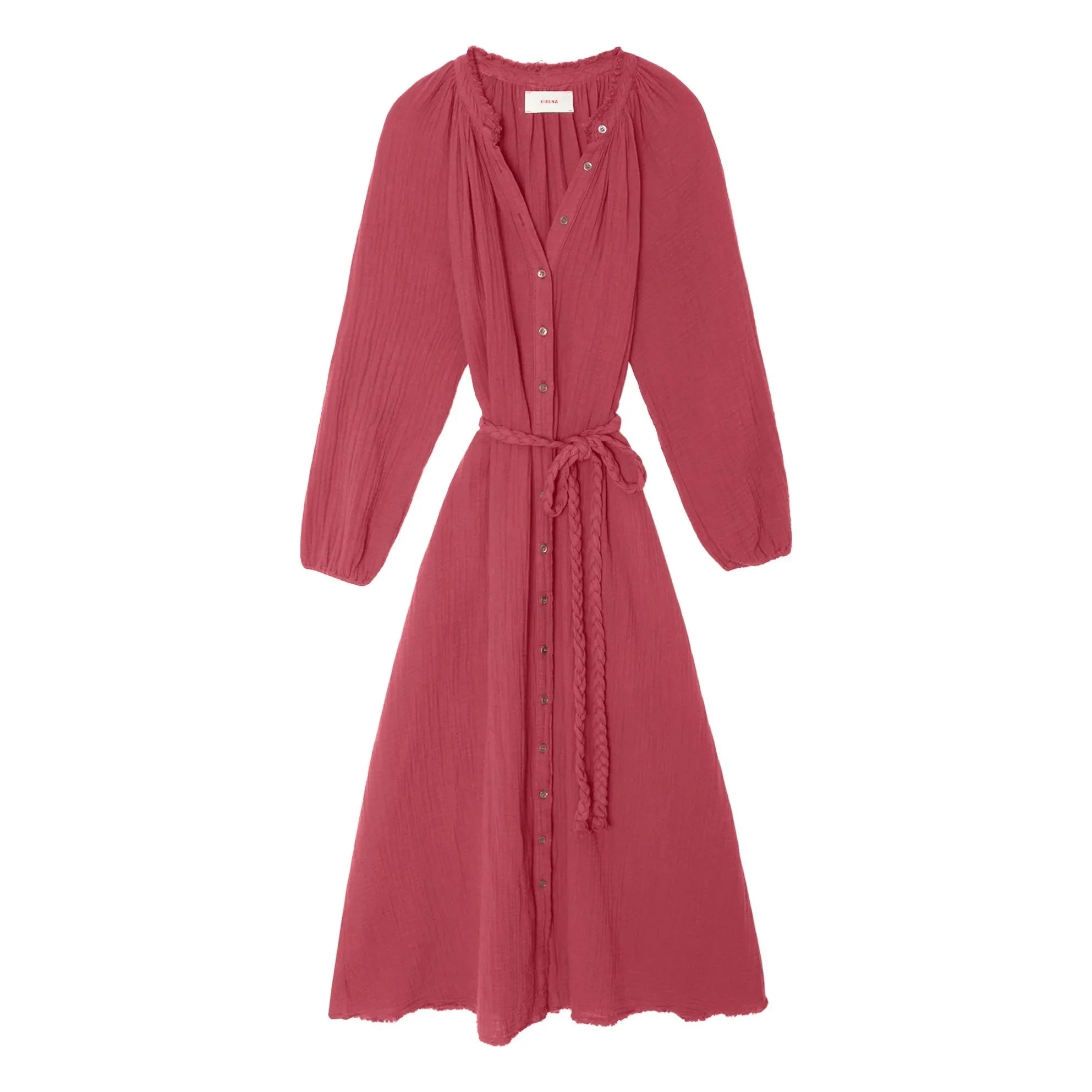 Xirena - Andrea Pamuk, vestido de gasa | Rojo
