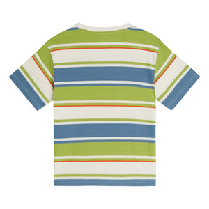 Scotch & Soda - Camiseta a rayas | Verde anís