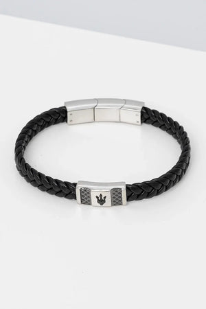 Pulsera de cuero Maserati