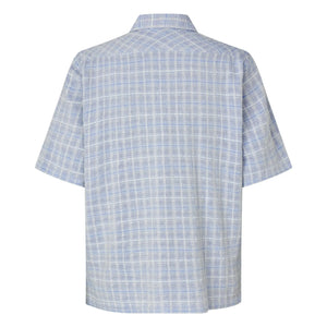 Samsoe Samsoe - Camisa de manga corta de algodón Saayo | Azul claro