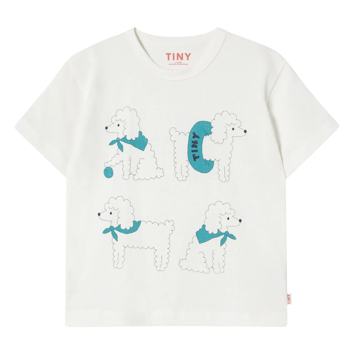 Tinycottons - Camiseta de perro de algodón orgánico | Blanco
