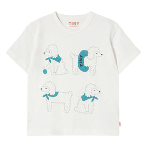 Tinycottons - Camiseta de perro de algodón orgánico | Blanco