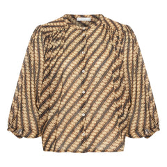 Blusa de algodón orgánico Bar - Becky | Marrón