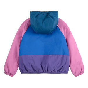 Bobo Choses - Chubasquero Reversible Impermeable con Estampado de Trébol de Fibras Recicladas | Morado