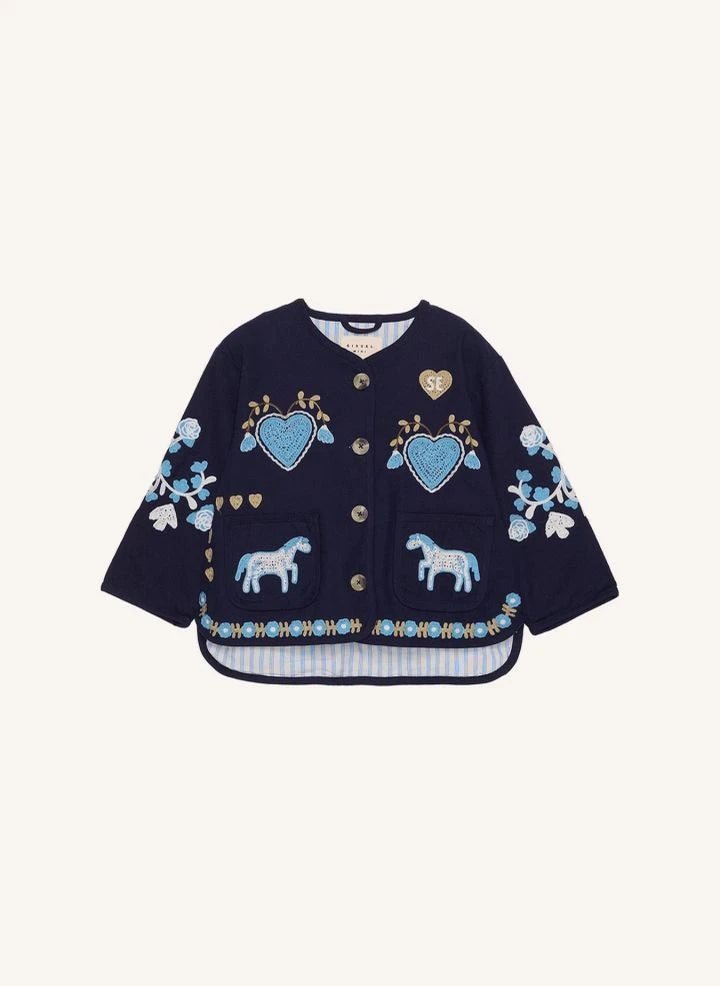 SISSEL EDELBO - Chaqueta Maggie Horse - Colección infantil | Azul marino