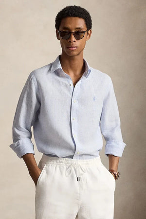 Camisa de lino para hombre Polo Ralph Lauren