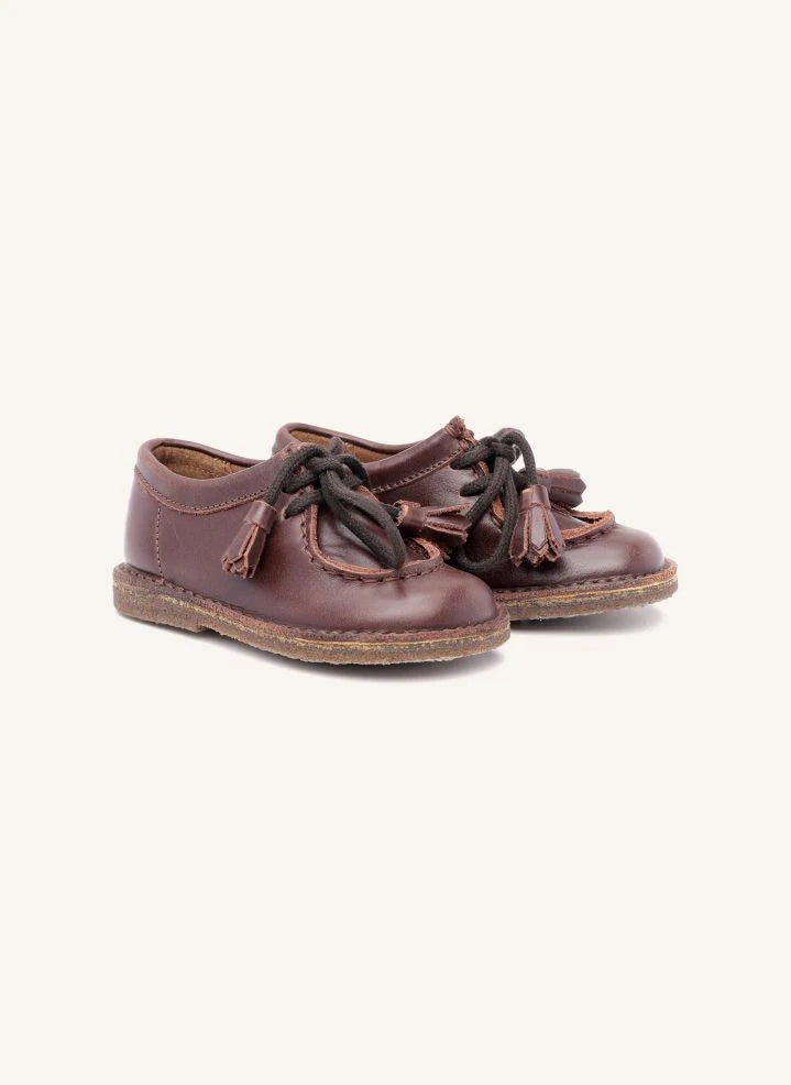 Pèpè - Mocasines con borlas | Chocolate