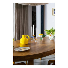 &Klevering - Candelabro de perlas | Rosa