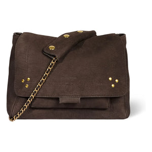 Jérôme Dreyfuss - Bolso Lulu M con Estampado de Cocodrilo Taurillon | Marrón