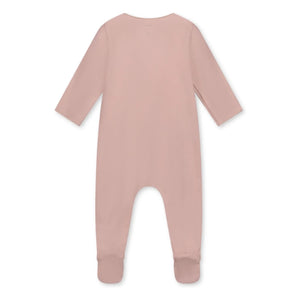 Gray Label - Pijama de algodón orgánico para recién nacido | Rosa empolvado