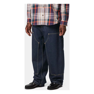 Carhartt WIP - Nash Çift Dizlikli Geniş Jean | Ham Denim