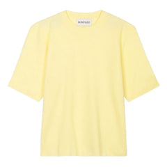 Bompard - Camiseta de algodón y cachemira slim-fit | Amarillo limón