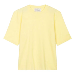 Bompard - Camiseta de algodón y cachemira slim-fit | Amarillo limón