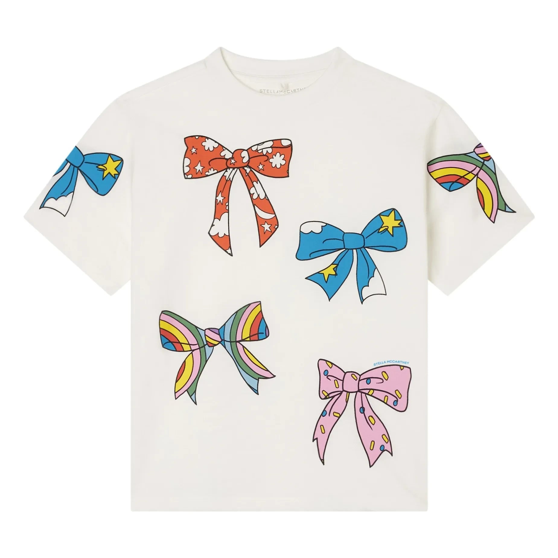 Stella McCartney Kids - Camiseta Knot | Marfil