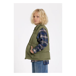 Finger in the nose - Snowshirt Chaleco Plumas Genuino sin Mangas | Caqui