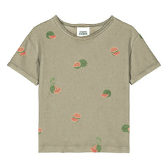 Studio Bohème - Camiseta de Esponja de Algodón Orgánico Essential Watermelon | Caqui