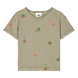 Studio Bohème - Camiseta de Esponja de Algodón Orgánico Essential Watermelon | Caqui