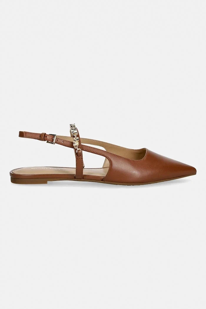 Bailarina plana de piel flexible Dina Flex de MICHAEL Michael Kors