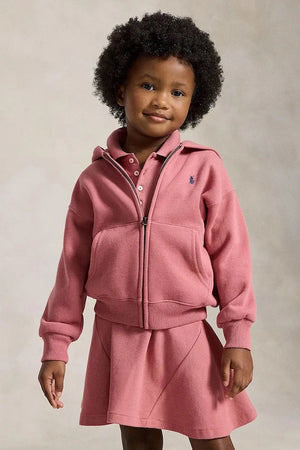 Sudadera con capucha y cremallera de algodón Polo Ralph Lauren para niños