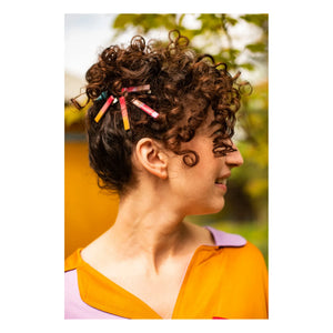 Beauw - Lazos para el cabello - Set de 2 | Fucsia
