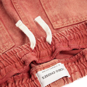 Bobo Choses - Organik Pamuk Twill Panel Pantolon | Kırmızı