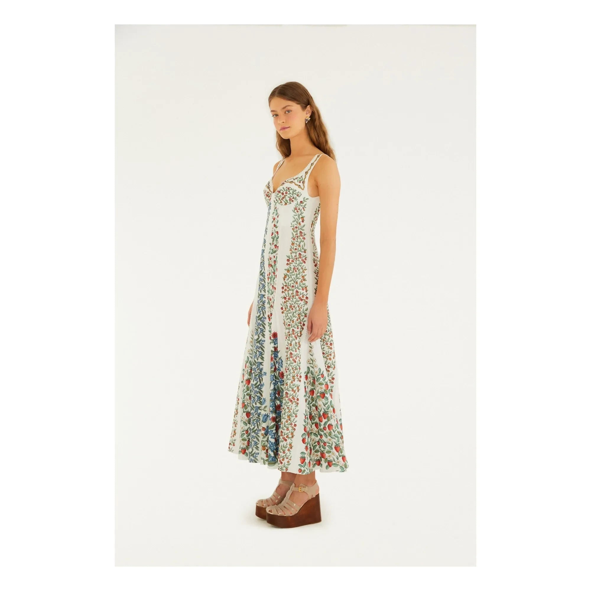 Farm Rio - Vestido Fruit Beauty | Blanco