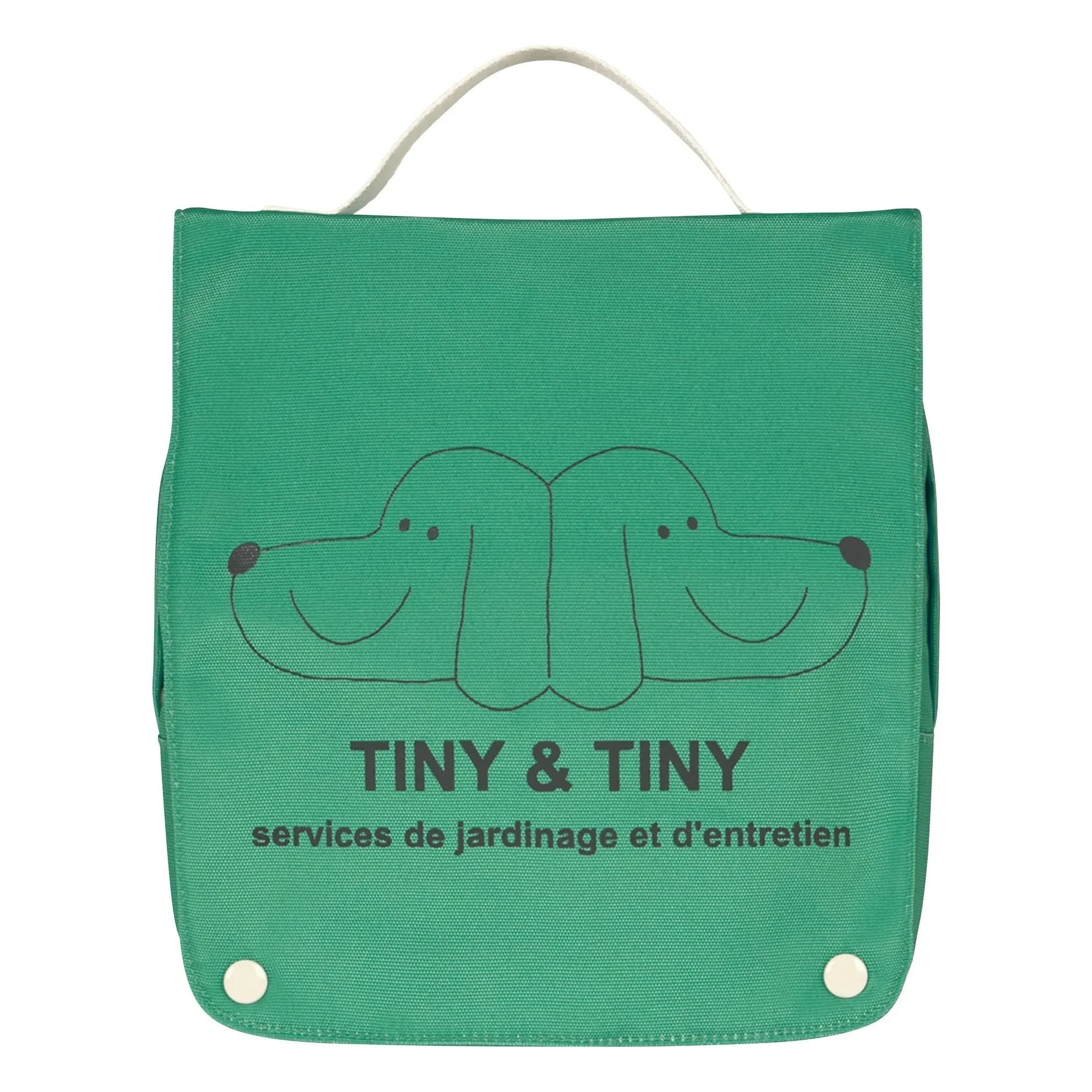 Tinycottons - Mochila Tiny & Tiny | Verde
