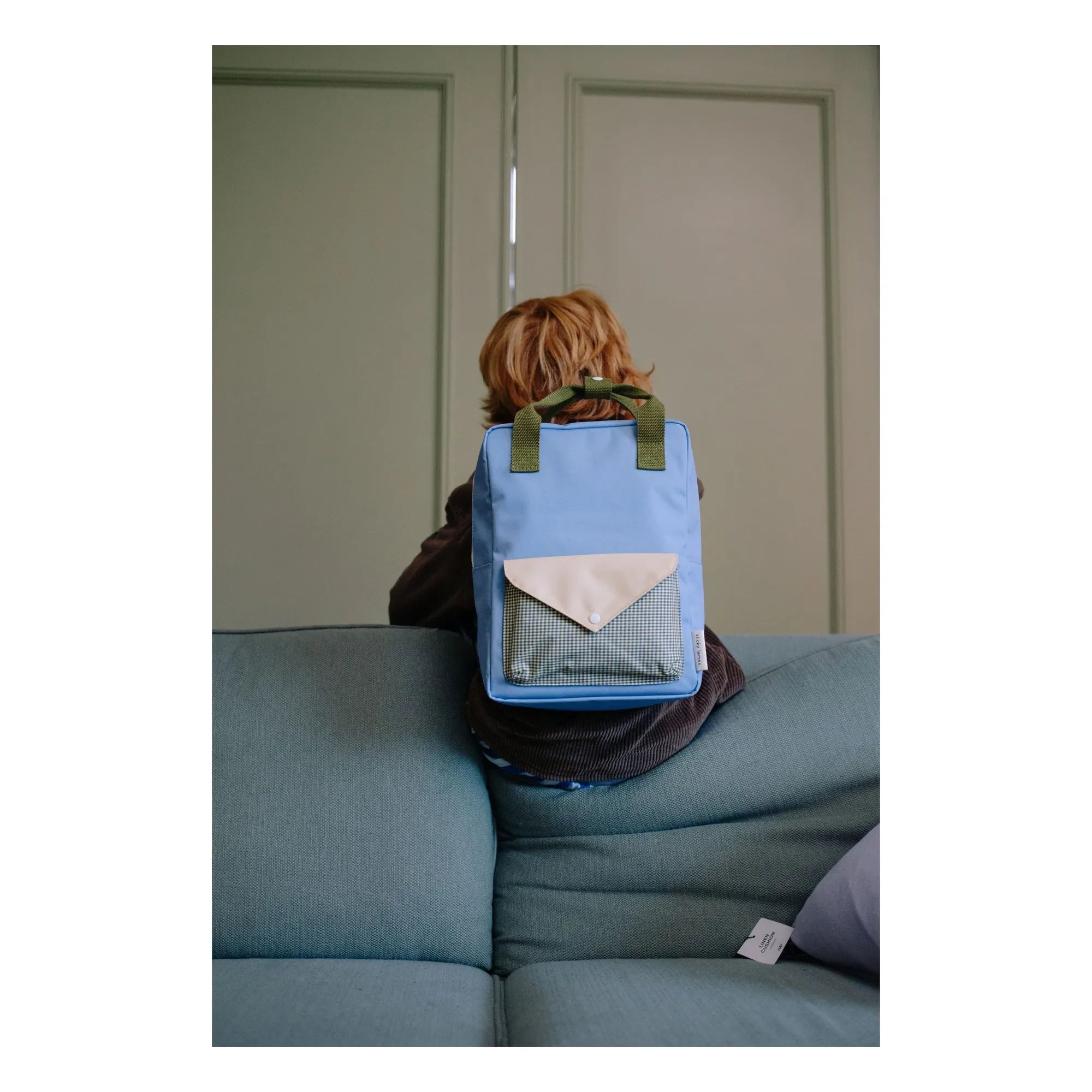 Sticky Lemon - Mochila tipo sobre mediana | Azul claro