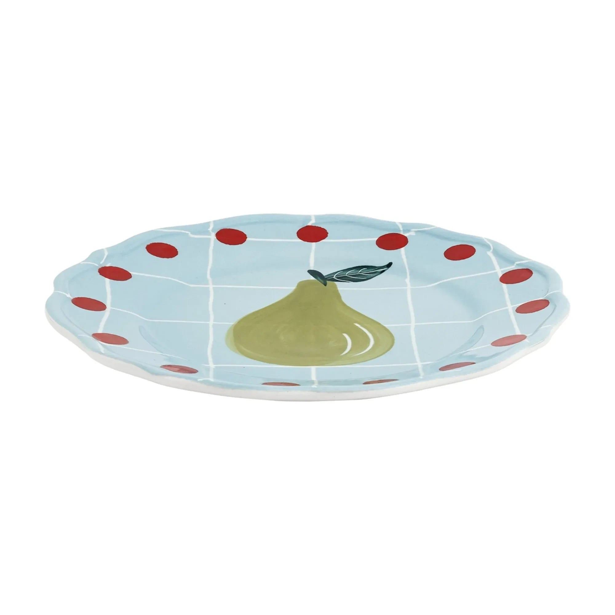 Bitossi - Plato perla | Azul claro
