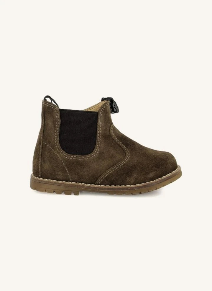 Pom d'Api - Botas Bob Zip Velours | Verde oscuro