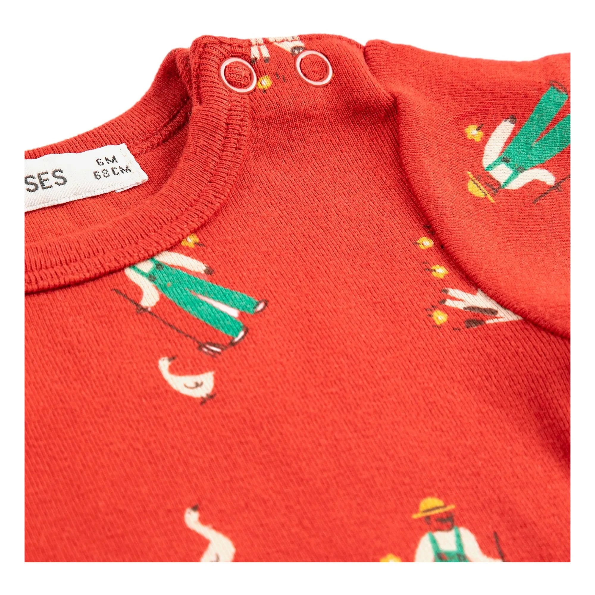 Bobo Choses - Body Farm Algodón Orgánico | Rojo