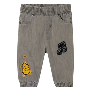 Stella McCartney Kids - Pantalones grises con música