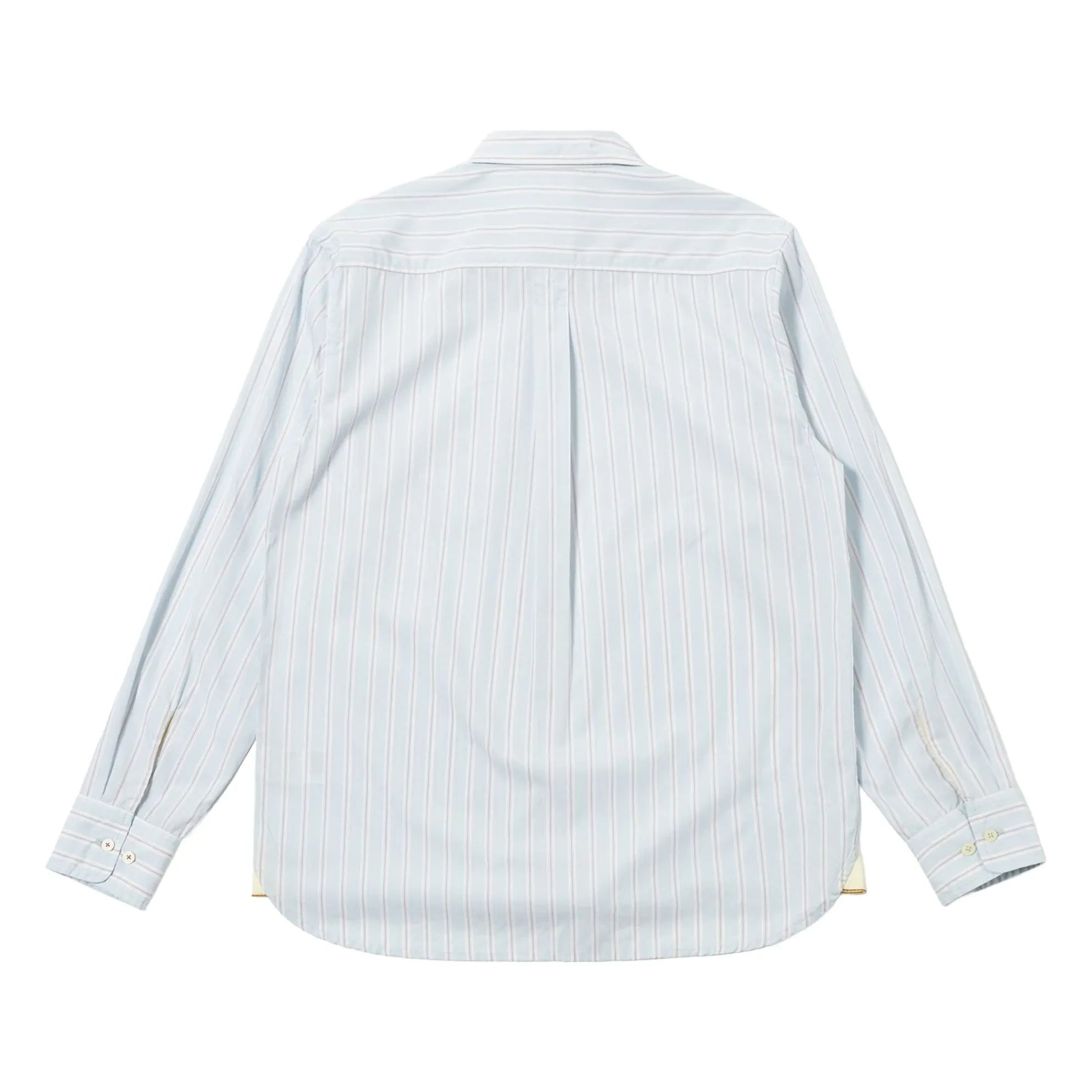 Universal Works - Camisa a rayas Lazy Day | Azul claro