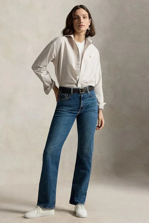 Camisa Oxford de algodón Polo Ralph Lauren para mujer