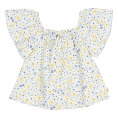 Búho - Blusa de chintz floreada | Azul claro