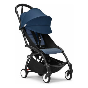 Stokke® - Cochecito YOYO³ 6+ Chasis negro | Azul Air France