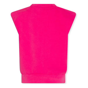 AO76 - Top de algodón reciclado Alaya | Fucsia