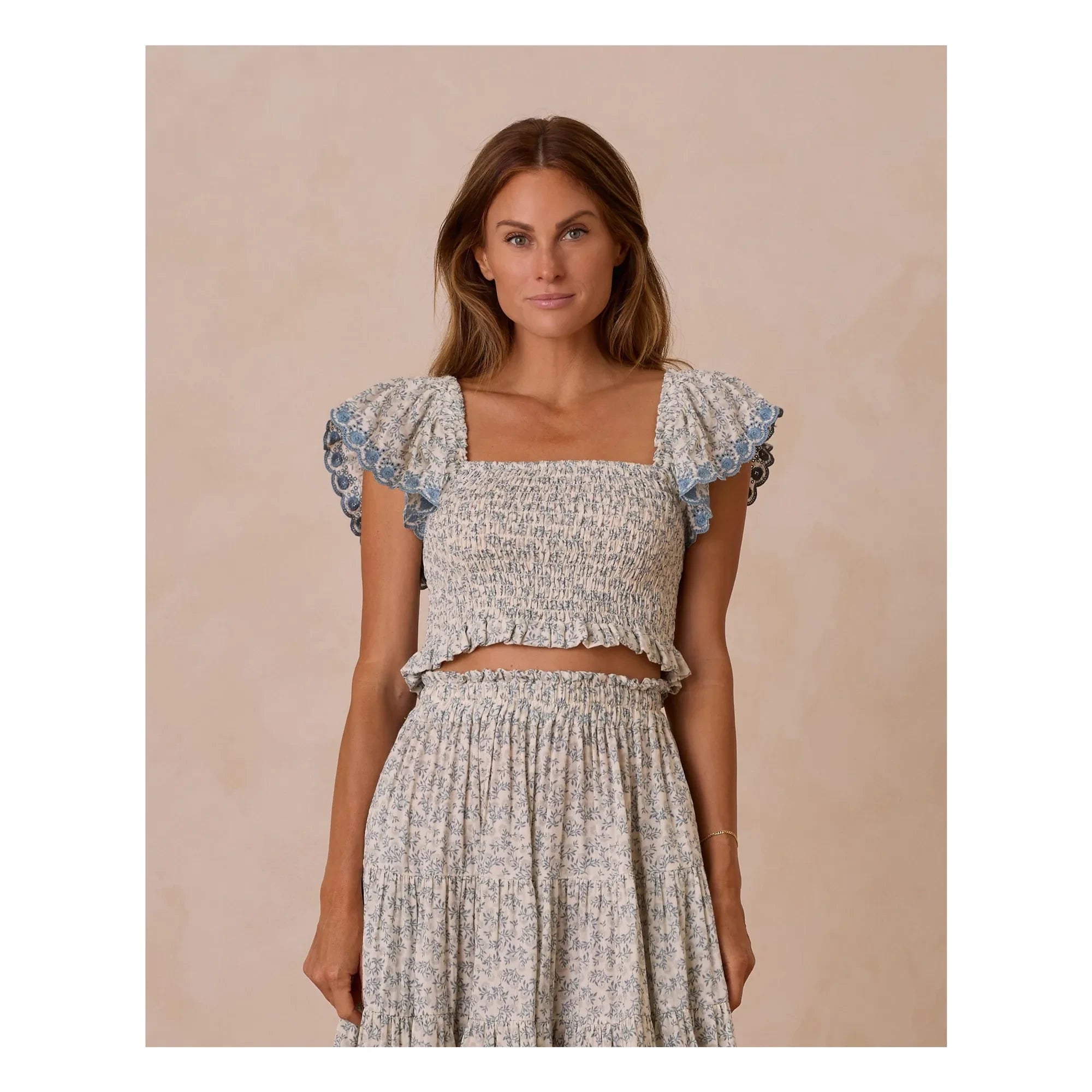 Rylee + Cru - Blusa Zayla | Marfil