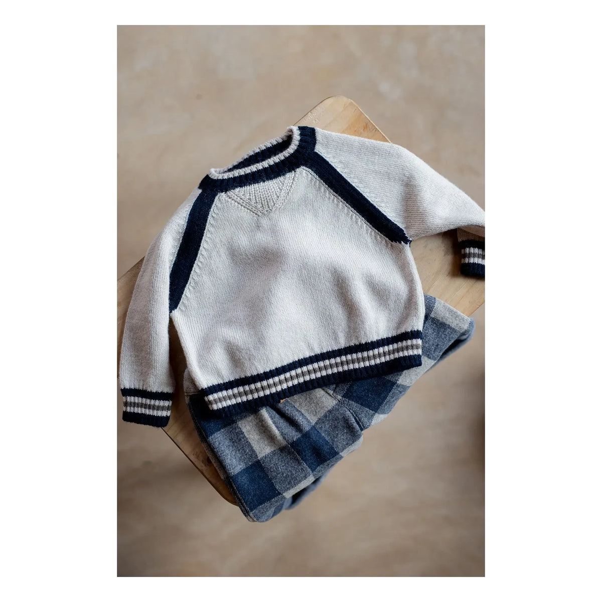 1+ en la familia - Jersey de lana merino Milano | Blanco roto
