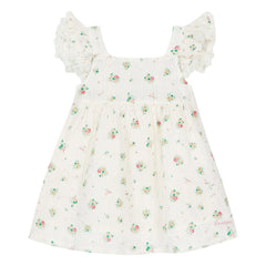 Bonton - Vestido de ramilletes Nadine Pointelle | Blanco