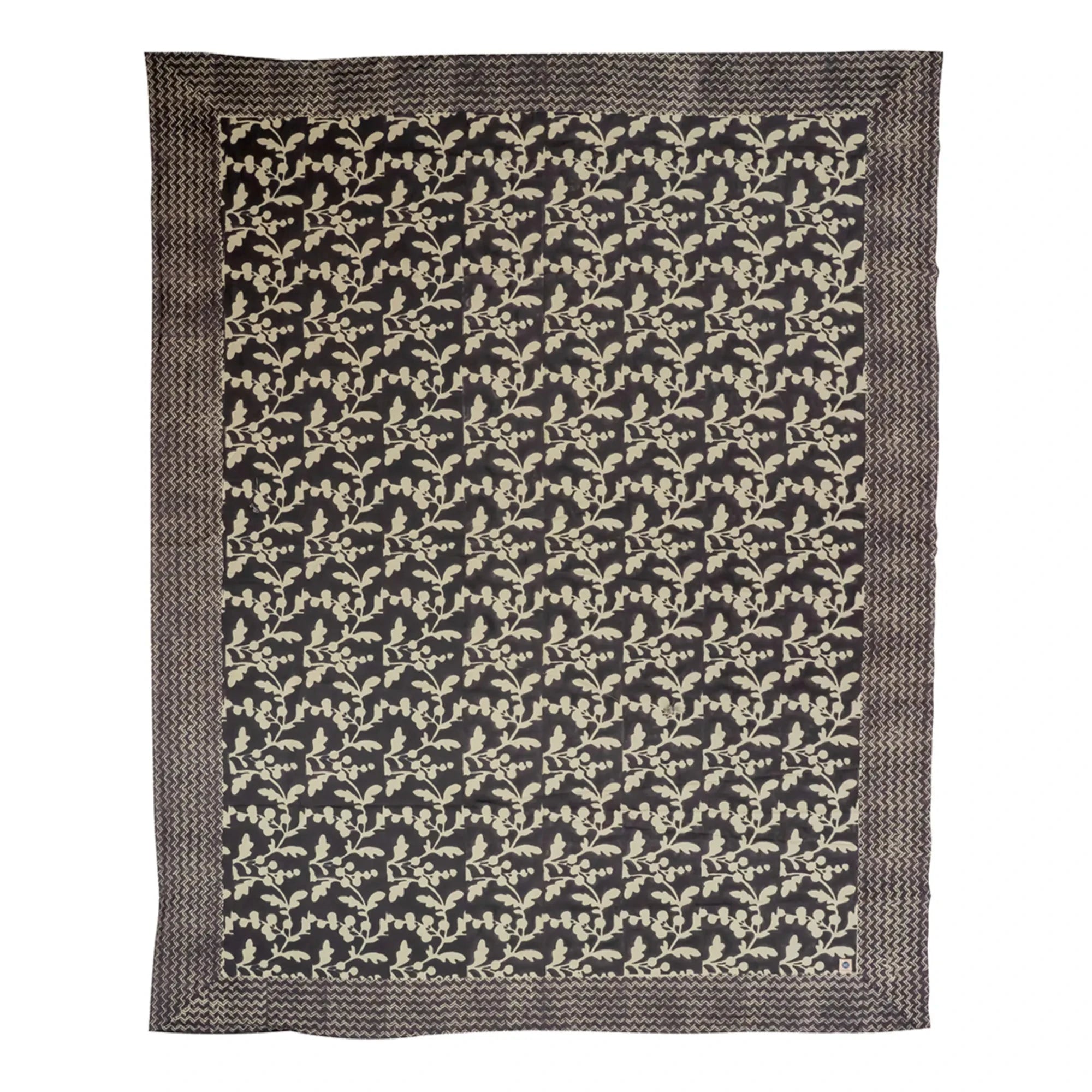 Doing Goods - Doing Goods x Smallable mantel de algodón | Noir/Blanc