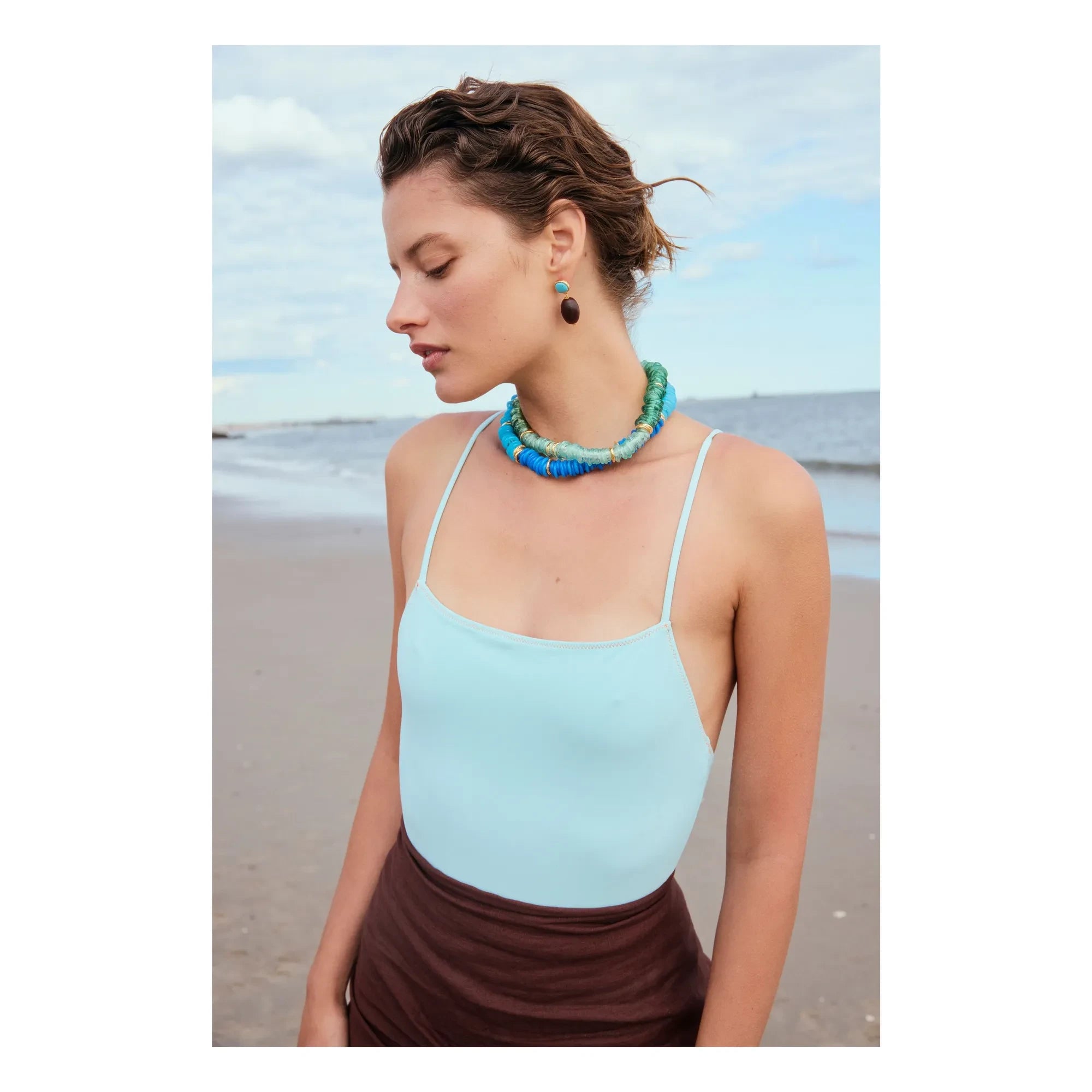 Lizzie Fortunato - Collar Lita | Agua Verde