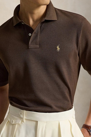 Camiseta de algodón con cuello para hombre Polo Ralph Lauren