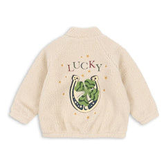 Konges Sløjd - Chaqueta Sherpa de Fibra Reciclada Lucky Jazz | Beige